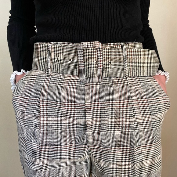Black and white plaid Chino pants - Picture 2 of 6
